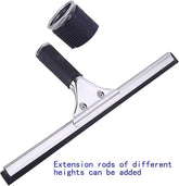 35cm/14 inch Stainless Steel Wiper, Window Squeegees Used for Bathroom and Home Window, Mirror Squeegee, Glass Door, Tile Wall and Car Glass    pack of 5 pcs